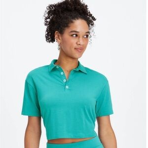 Fabletics Boxy Polo size Large